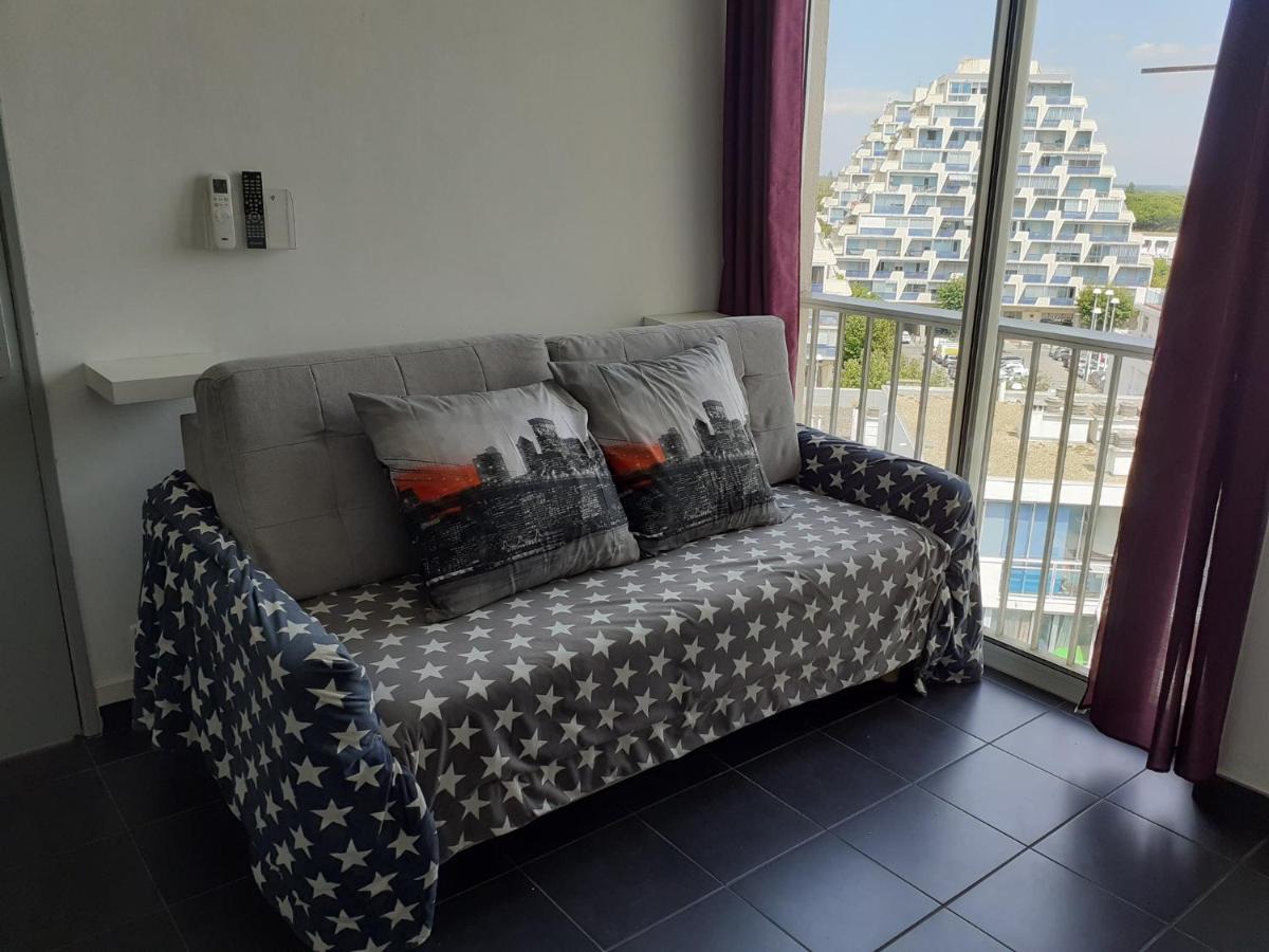 Grand Studio Avec Vue Mer A La Grande Motte - Clim Wifi Exteriör bild